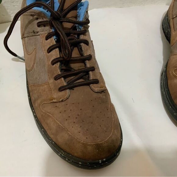 Nike Dunk Low CL Baroque Rustic Brown Blue 2007 Size 10.5 Sneakers 304714-228 - Picture 6 of 11